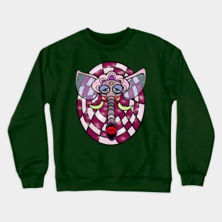 Sleepy Space Elephant Crewneck Sweatshirt